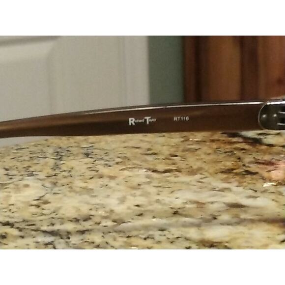 RICHARD TAYLOR Brown Pattern Tortoise 56-18-140 RT116 Eyeglasses Frames Only - Picture 6 of 9